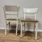 Vintage Table with 2 Chairs in Cream White with Cork, 1950s 22