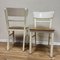 Vintage Table with 2 Chairs in Cream White with Cork, 1950s, Image 22