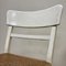 Mesa vintage con dos sillas de blanco crema con corcho, años 50, Imagen 21