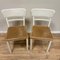 Vintage Table with 2 Chairs in Cream White with Cork, 1950s 16