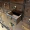 Large Apothecary Cabinet in Dark Stained Elm 7