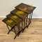 French Hand Painted Nesting Tables, Set of 4 1