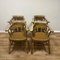 19th Century Captains Chairs in Beech, Set of 4 1