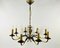 Vintage Chandelier in Brass from Deknudt, Belgium, 1970s 3