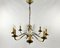 Vintage Chandelier in Brass from Deknudt, Belgium, 1970s 2