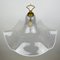 Lámpara colgante de cristal de Murano, Italia, años 70, Imagen 4