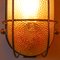Wall Lamp in Mesh Hammered Glass, 1950s 8