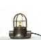 Spining Top Lamp in Patinated Cast Iron and Brass, 1950s, Image 1
