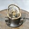 Spining Top Lamp in Patinated Cast Iron and Brass, 1950s 8