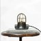 Lámpara Spining Top de hierro fundido patinado y latón, años 50, Imagen 2