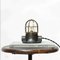 Spining Top Lamp in Patinated Cast Iron and Brass, 1950s 2