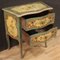 Small 20th Century Venetian Style Lacquered and Painted Commode, 1950s, Image 4