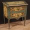 Small 20th Century Venetian Style Lacquered and Painted Commode, 1950s, Image 1