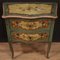 Small 20th Century Venetian Style Lacquered and Painted Commode, 1950s, Image 9