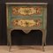 Small 20th Century Venetian Style Lacquered and Painted Commode, 1950s, Image 11