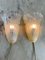 Lámparas de pared de cristal de Murano, años 80. Juego de 2, Imagen 6