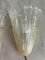 Lámparas de pared de cristal de Murano, años 80. Juego de 2, Imagen 7