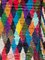 Moroccan Colorful Boucherouite Berber Cotton Rug, 1980s 3