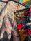 Tappeto Boucherouite in cotone berbero colorato, Marocco, anni '80, Immagine 5