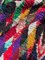 Moroccan Colorful Boucherouite Berber Cotton Rug, 1980s 4