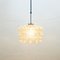 Mid-Century Amber Bubble Glass Ceiling Light by Helena Tynell for Limburg, 1960s 7