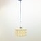 Mid-Century Amber Bubble Glass Ceiling Light by Helena Tynell for Limburg, 1960s, Image 4