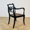 English Regency Ebonised Bergere Side Chair, 1890s 9