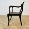 English Regency Ebonised Bergere Side Chair, 1890s 3