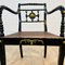 English Regency Ebonised Bergere Side Chair, 1890s 15