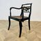 English Regency Ebonised Bergere Side Chair, 1890s 1