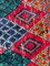 Roter marokkanischer Berber Teppich aus Boucherouite, 1980er 3