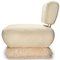 Ostrich Fluff Lounge Chair in Cream Boucle by Egg Designs 7