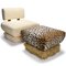 Ostrich Fluff Sessel in Creme Boucle von Egg Designs 12
