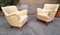 Vintage Armchairs in Beige Fabric by Osvaldo Borsani for Arredamento Borsani Varedo, 1948, Set of 2 1