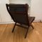 Brown Leather High Back Uno Folding Lounge Chair by Ekornes, 1970s 4