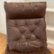 Brown Leather High Back Uno Folding Lounge Chair by Ekornes, 1970s 6