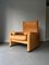 Maralunga Chair in Cognac Leather by Vico Magistretti for Cassina, 1990s 1