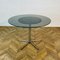 Vintage Glass Circular Dining Table and Armchairs by Marcel Breuer, 1970s, Set of 5 21