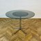 Vintage Glass Circular Dining Table and Armchairs by Marcel Breuer, 1970s, Set of 5, Image 21