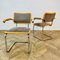 Vintage Glass Circular Dining Table and Armchairs by Marcel Breuer, 1970s, Set of 5, Image 9