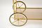Vintage French Brass Drinks Trolley / Bar Cart, 1970s 8