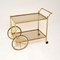 Vintage French Brass Drinks Trolley / Bar Cart, 1970s 4