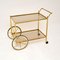 Vintage French Brass Drinks Trolley / Bar Cart, 1970s, Image 4