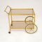 Vintage French Brass Drinks Trolley / Bar Cart, 1970s, Image 1