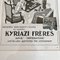 Impresión publicitaria francesa Art Déco de Kyriazi Frères, años 20, Imagen 4