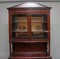 19th Century Mahogany and Inlaid Display Cabinet, 1880s 2