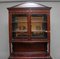 19th Century Mahogany and Inlaid Display Cabinet, 1880s, Image 2