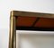 Vintage Console Table in Brass and Glass, 1970s 5