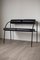 Vintage Bench in Metal and Skai, 1980s, Image 1