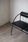 Vintage Bench in Metal and Skai, 1980s 3